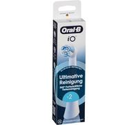 Oral-B iO - Cabezales de repuesto originales para cepillos de dientes eléctricos Oral-B iO, paquete de cerdas en busto, blanco, paquete de 2