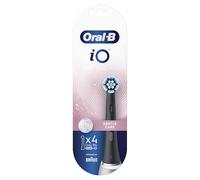 Oral-B iO Gentle Care - Cabezales de cepillo de dientes, color negro, paquete de 4