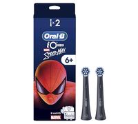 Oral-B iO Kids Marvel Spiderman Cabezales De Recambio Para Niños +6 Años, Pack de 2 Recambios Originales Para Cepillos De Dientes Eléctricos Oral-B iO Kids, Suave con Dientes y Encías Móviles