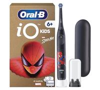 Oral-B iO Kids Marvel Spiderman Cepillo de Dientes Eléctrico, Niños +6 Años | 1 Cabezal y Estuche de Viaje, 3 Modos de Cepillado, Suave con Encías y Dientes Inestables, Cepillo Dental Oral B Niños