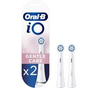 Oral-B iO - Lote de 2 cabezales de repuesto para encías sensibles, color blanco