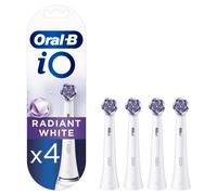 Oral-B iO Radiant White cabezal de recambio pack de 6 unidades, Producto Europeo con Garantía Oficial. Blanco x6