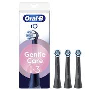 Oral-B Cabezales de repuesto iO Series Gentle Care Black, cabezales redondos originales, para encías sensibles, 3