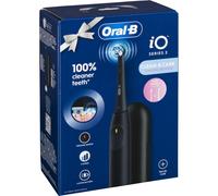 Oral-B iO 2 Cepillo de Dientes Eléctrico Negro Noche, 1 Cabezal, 1 Estuche de Viaje, 3 Modos de Cepillado, Sensor de Presión y Temporizador, Diseñado por Braun
