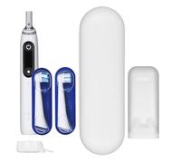 Oral-B iO Series 6 - Cepillo de dientes eléctrico, 2 cabezales de cepillo, 5 modos de cepillado para el cuidado dental, regalo de San Valentín para él o ella, pantalla y estuche de viaje, diseñado por