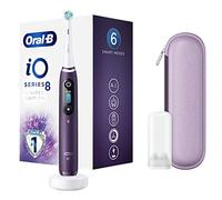 Oral-B iO Series 8 cepillo de dientes eléctrico recargable con 1 mango de inteligencia artificial, 1 cepillo y 1 funda de viaje premium