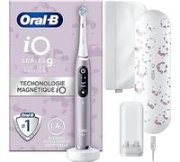 Oral-B iO Series 9 Edición Especial, Cepillo de dientes eléctrico, Bluetooth conectado, 7 modos de cepillado, 1 funda de viaje, 1 bolsa, cuarzo rosa