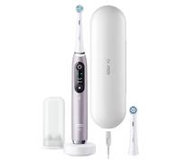 Oral-B iO Series 9 - Cepillo de Dientes eléctrico, 2 Cabezales, 7 Modos de Limpieza, Cuidado Dental, Pantalla a Color, Estuche de Viaje, Cuarzo Rosa