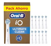 Oral-b io ultimate clean recambios originales, blancos, pack de 10