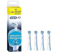 Oral-B iO Ultimate Cleaning - Cabezales originales para cepillos de dientes eléctricos Oral-B iO, 4 unidades, color blanco