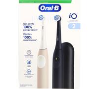 Oral-B iO2 Pack Duo Cepillo de Dientes Eléctrico Negro y Rosa