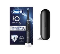 Oral-B iO5s Cepillo de Dientes Eléctrico con Estuche de Viaje y Cabezal incluido. Disponible color Negro y Rosa, Producto Europeo con Garantía Oficial.