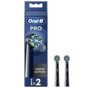 Oral-B Juego de 4 cabezales de cepillo eléctrico Pro Cross Action Black