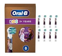 Oral-B Kids Cabezales De Recambio ORIGINALES Con Personajes de Disney Frozen 2, Pack de 8 Cabezales para Cepillo de Dientes Eléctrico Oral B Para Niños +3 Años (Tamaño Buzón)