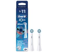 Oral-B iO Kids Disney Stitch Cabezales De Recambio Para Niños +6 Años, Pack de 2 Recambios Originales Para Cepillos De Dientes Eléctricos Oral-B iO Kids, Suave Con Dientes y Encías Inestables