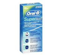 Oral B Oral-B Super Floss Mint Hilo dental precortado 50 Ea (paquete de 18)