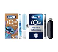 Oral-B Pack Cepillos Eléctricos iO5 Negro + iO Niños Stitch