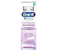 Oral-B Pasta de dientes 3D White Advanced, Blanqueamiento exprés, Blanco brillante, 75 ml, Blanqueamiento dental y eliminación de manchas en los dientes, Sabor eucalipto