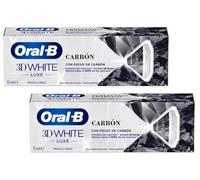 Oral-B Pasta de Dientes 3D White Luxe Carbón 2x75 ml