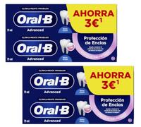Oral-B Pasta de Dientes Advanced Protección de Encías 4x75 ml