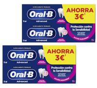 Oral-B Pasta de Dientes Advanced Sensibilidad 4x75 ml