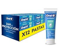 Oral-B Pasta De Dientes Pro-Expert Aliento Fresco, Pack Ahorro 12x75 ml, Combate El Mal Aliento, Dentífrico Antiplaca, Frescor Duradero, Sabor A Hierbabuena Suave