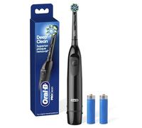 Oral-B Pro 100 CrossAction - Cepillo de dientes (funciona con pilas, 1 unidad), color negro
