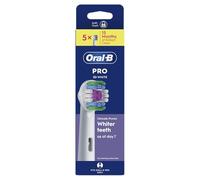 Oral B Pro 3D - Cabezales para cepillo de dientes eléctrico, 5 piezas, color blanco