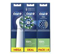 Oral-B CrossAction 80339345 cepillo de cabello 6 pieza(s) Azul, Verde, Blanco
