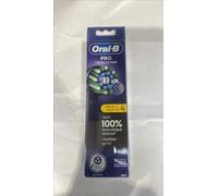 Oral-B Pro Cross Action - Cabezal de cepillo de dientes eléctrico, en forma de X y cerdas anguladas para una eliminación más profunda de la placa, paquete de 4 cabezales de cepillo de dientes, color