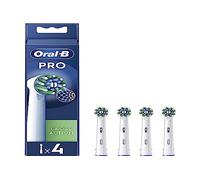 Oral-B Pro Cross Action - Cepillos para cepillo de dientes eléctrico, paquete de 4 unidades