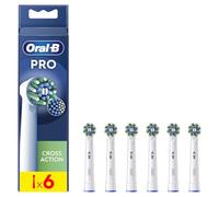 Oral-B Pro Cross Action - Cepillos para cepillo de dientes eléctrico, paquete de 6 unidades