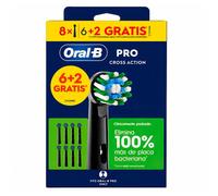 Oral-B CrossAction 80339345 cepillo de cabello 6 pieza(s) Azul, Verde, Blanco