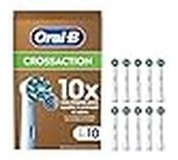 10x Original Oral-B Pro Crossaction Cabezas de Cepillo para Dientes