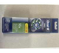 Oral-B Pro CrossAction - Juego de 6 cabezales originales para cepillo de dientes eléctrico Oral-B para limpieza dental superior, cepillos de repuesto con innovadoras cerdas en forma de X, color blanco