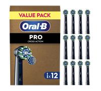 Oral-B Pro CrossAction Negro Cabezales De Recambio, 12 Unidades