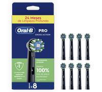Oral-B Pro CrossAction Negro Cabezales De Recambio, 8 Unidades
