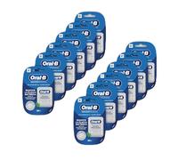 Oral-B Pro-Expert Advanced - Hilo dental con cinta encerada, 50 m, limpieza profunda, menta fresca, 12 hilos dentales