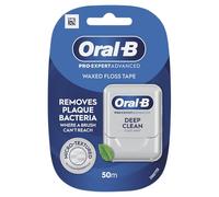 Oral-B Pro-Expert - Hilo dental encerado avanzado - Limpieza profunda - Elimina la placa - Cinta dental con sabor a menta fresca - 50 m