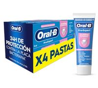 Oral-B Pro-Expert Sensibilidad y Blanqueamiento Pasta de Dientes, Pack 4x75 ml - Dentífrico para Dientes Sensibles, con Fluoruro de Estaño, Protege contra La Placa, Sabor a Menta