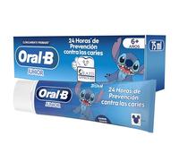 Oral-B Pro Junior Disney Stitch Pasta de Dientes para Niños, 75 ml | Dentífrico para Niños de 6 a 12 Años, Elimina La Placa y Previene Las Caries, Sabor a Menta Suave