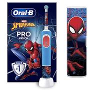 Oral-B Vitality Pro Kids Spiderman Niño Cepillo dental oscilante Azul, Rojo
