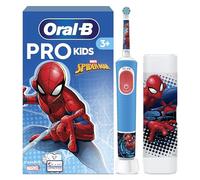 Oral-B Vitality Pro Kids Spiderman Niño Cepillo dental oscilante Azul, Rojo
