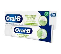 Oral B Pro Science Advanced Cuidado intenso de las encías y escudo antibacteriano, limpieza intensiva, reduce la placa y previene la recurrencia y fortalece las encías, 75 ml