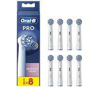 Oral-B Pro Sensitive Clean - Cabezales de cepillo eléctricos, paquete de 8 unidades