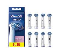 Oral-B Pro Sensitive Clean - Cepillos para cepillo de dientes eléctrico, paquete de 8 unidades
