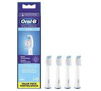 Oral-B Pulsonic Clean - Cabezales para cepillo de dientes (4 unidades) Compatible con todos los cepillos de dientes eléctricos Pulsonic de Oral-B