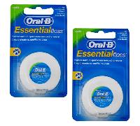Oral-B Seda Essential Floss con Cera Menta 2x50 m