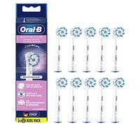 Oral-B Sensitive Clean - 10 cabezales para cepillo de dientes eléctrico (cerdas ultrafinas, para cepillos de dientes Oral-B