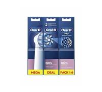Oral-B Sensitive Clean 80339551 cepillo de cabello 6 pieza(s) Blanco